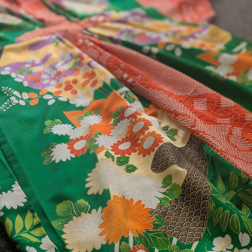 Morphew kimono silk shibori